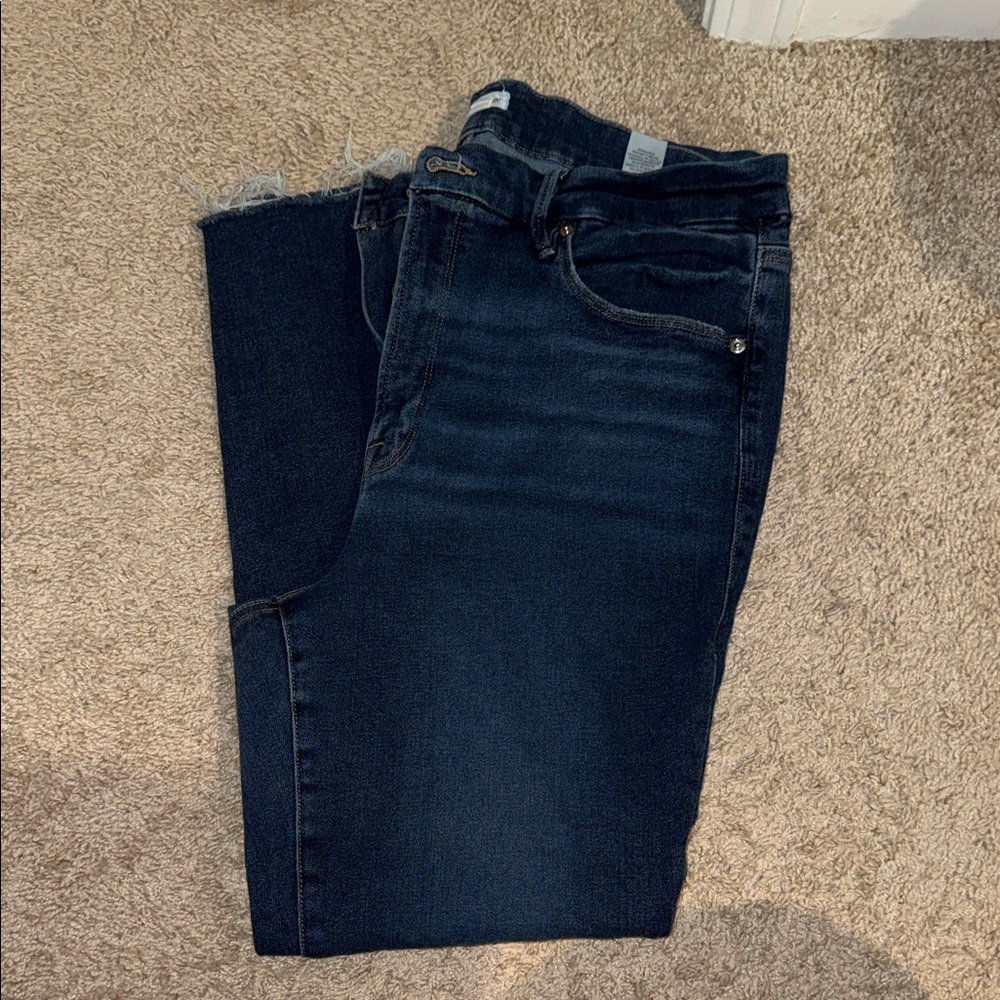 Good American Dark Indigo Skinny Jeans